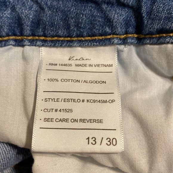 Kancan Distressed Denim Shorts - Picture 9 of 9